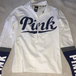 VS Pink Ultimate half zip