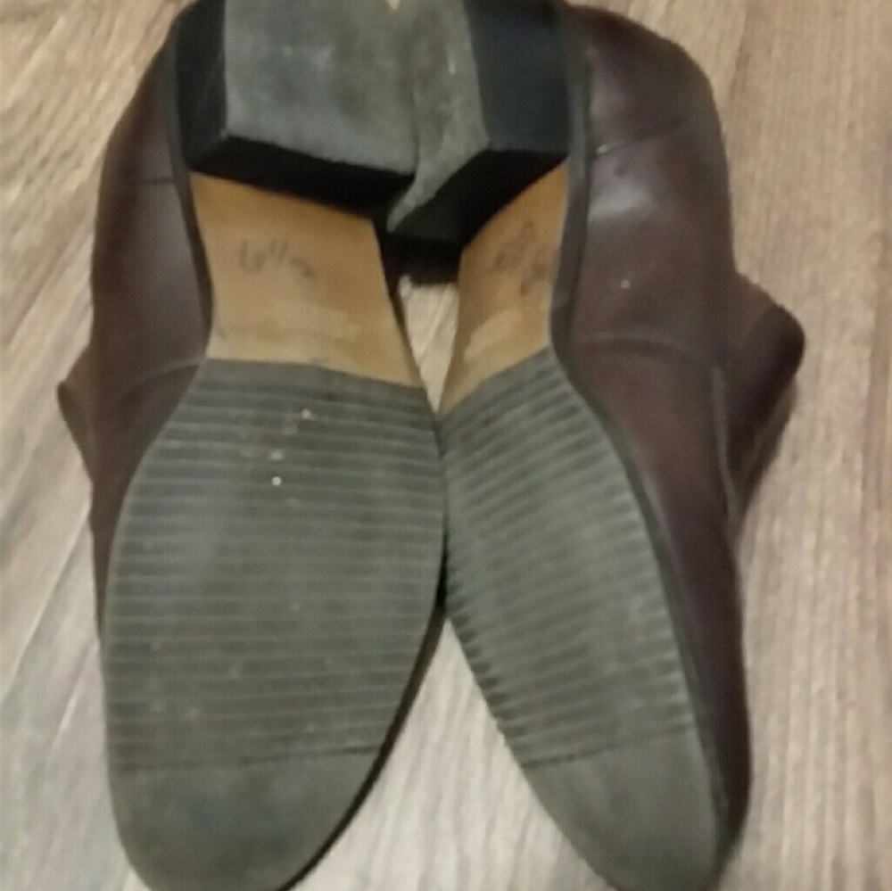 Brown loafers