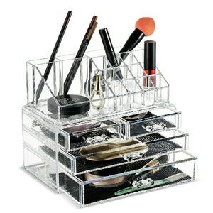 NIB 2 Piece Makeup Organizer!