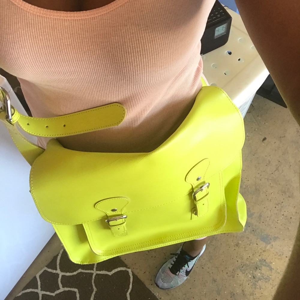 Neon satchel like new