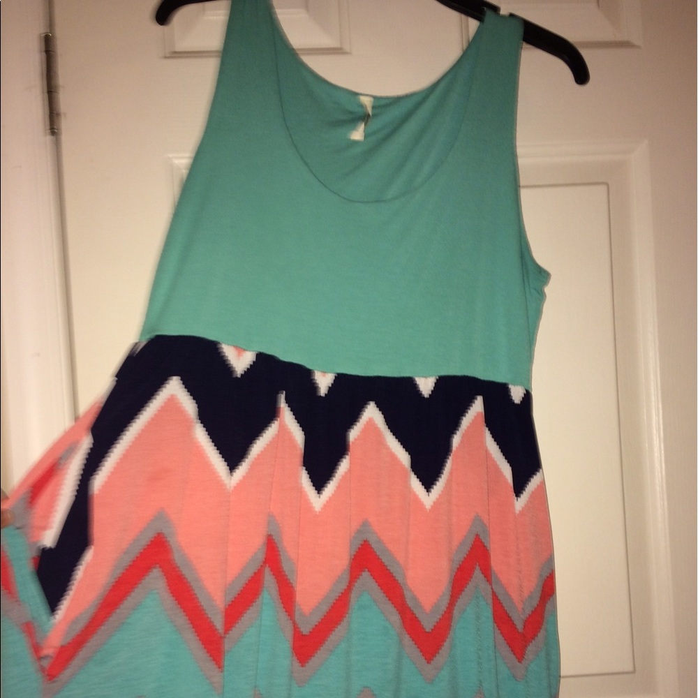 cute dress with chevron design