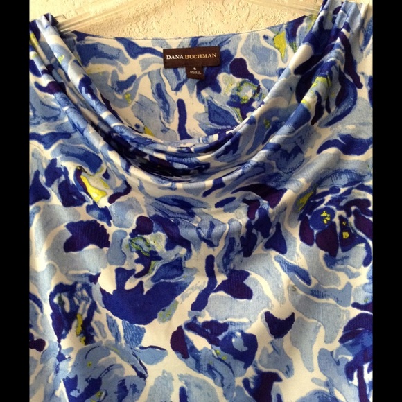 Blue Abstract Top - Picture 2 of 4