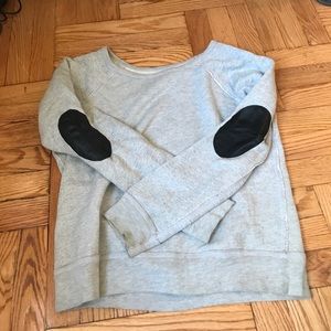 Elbow padded sweater