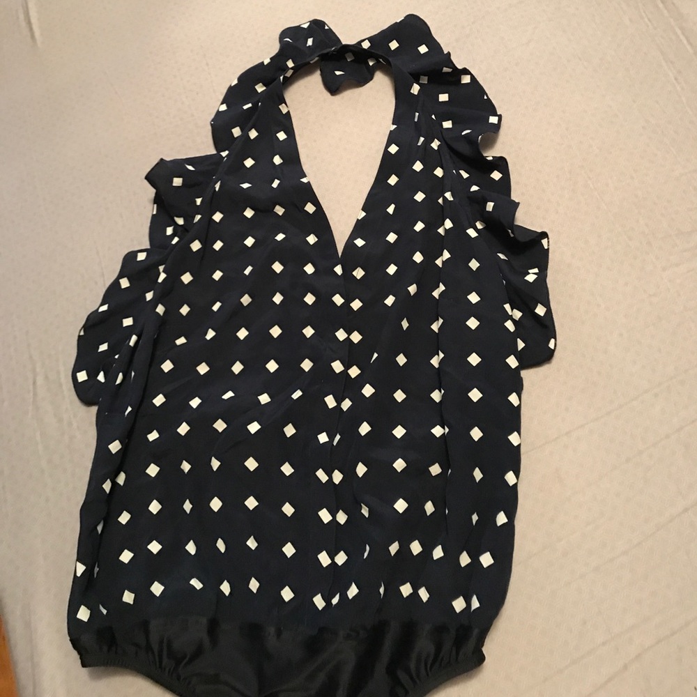Armani - lowback halter top