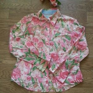 FINAL SALE Tommy Hilfiger Floral Button-down Shirt