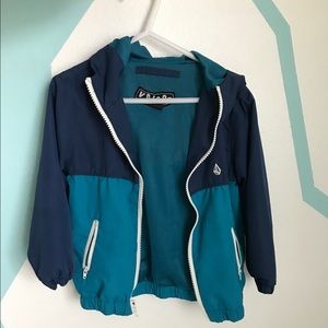 Volcom 2t toddler boy light-weight jacket, blue
