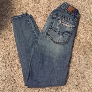 Destroyed American Eagle Denim