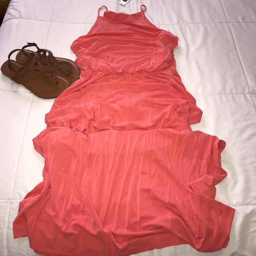 GAP MAXI DRESS CORAL