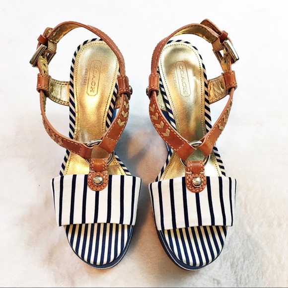 Coach Gwynn Pop Beach Wedge Sandals - Picture 2 of 7