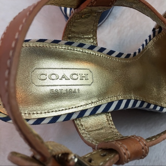 Coach Gwynn Pop Beach Wedge Sandals - Picture 5 of 7