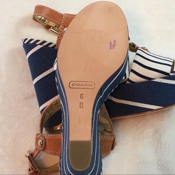 Coach Gwynn Pop Beach Wedge Sandals - Picture 7 of 7