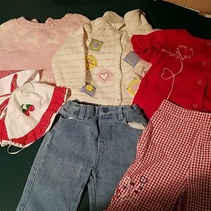 Baby Girls Clothes 6-9 Months Sweaters Hats Pants