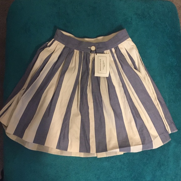 Maison Kitsuné ® stripe skater skirt - Picture 3 of 6