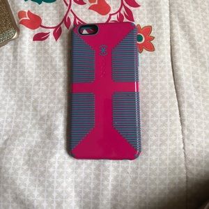 Blue and pink speck case iPhone 📱 6plus