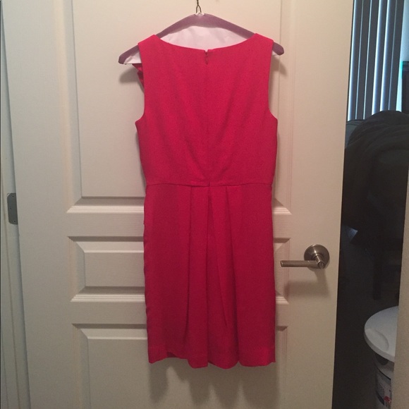 BCBGMaxAzria Dresses | Bcbg Maxazria Hot Pink Silk Ruffle Dress Size | Poshmark