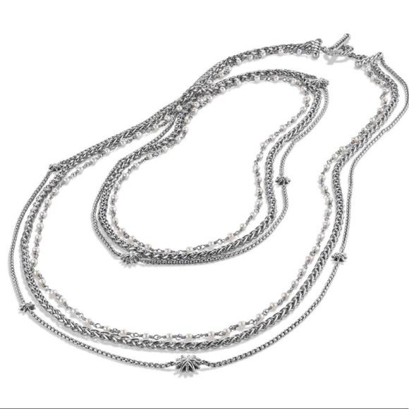 DAVID YURMAN Starburst Pearl 3 Strand Necklace - Picture 3 of 8