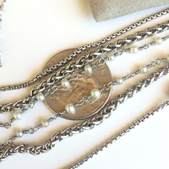 DAVID YURMAN Starburst Pearl 3 Strand Necklace - Picture 8 of 8