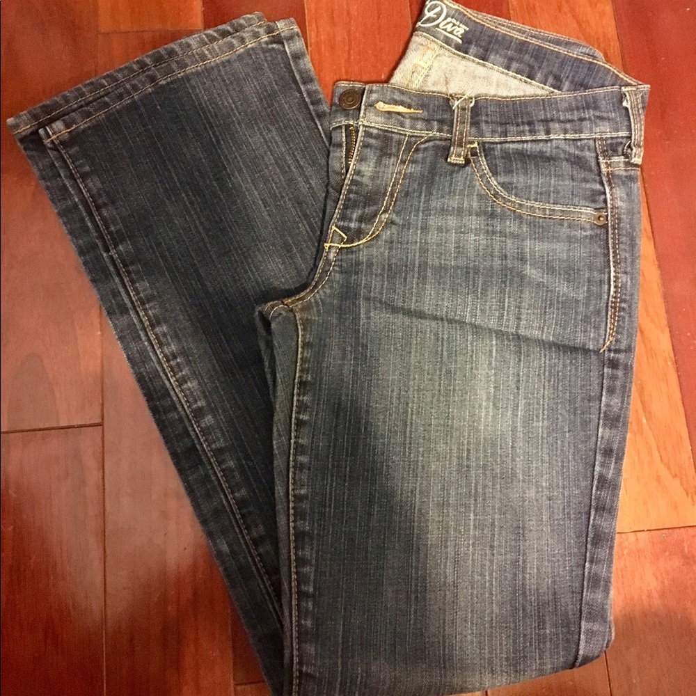 Old Navy Diva Bootcut Jean Medium/Dark Wash