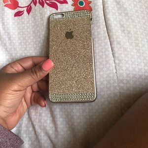 Beat up gold iPhone 6 Plus case