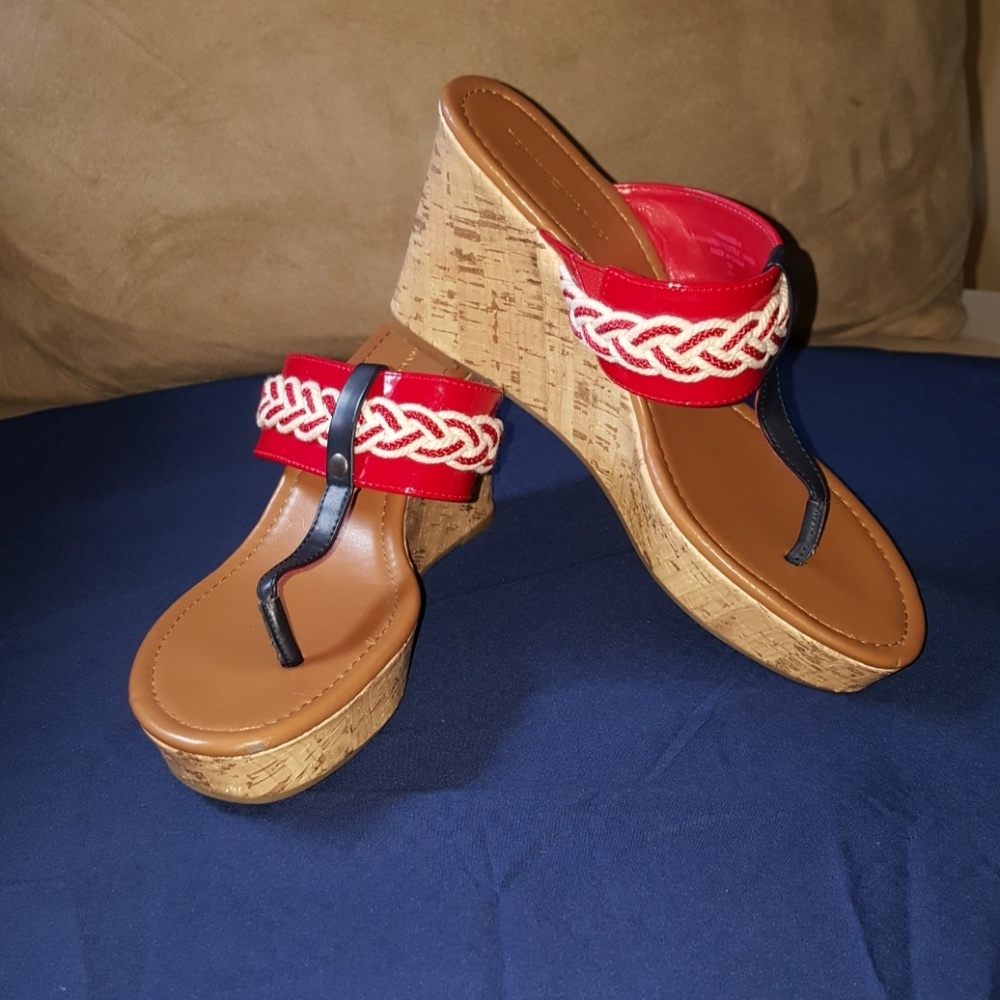 Comfortable Cork heel sandals
