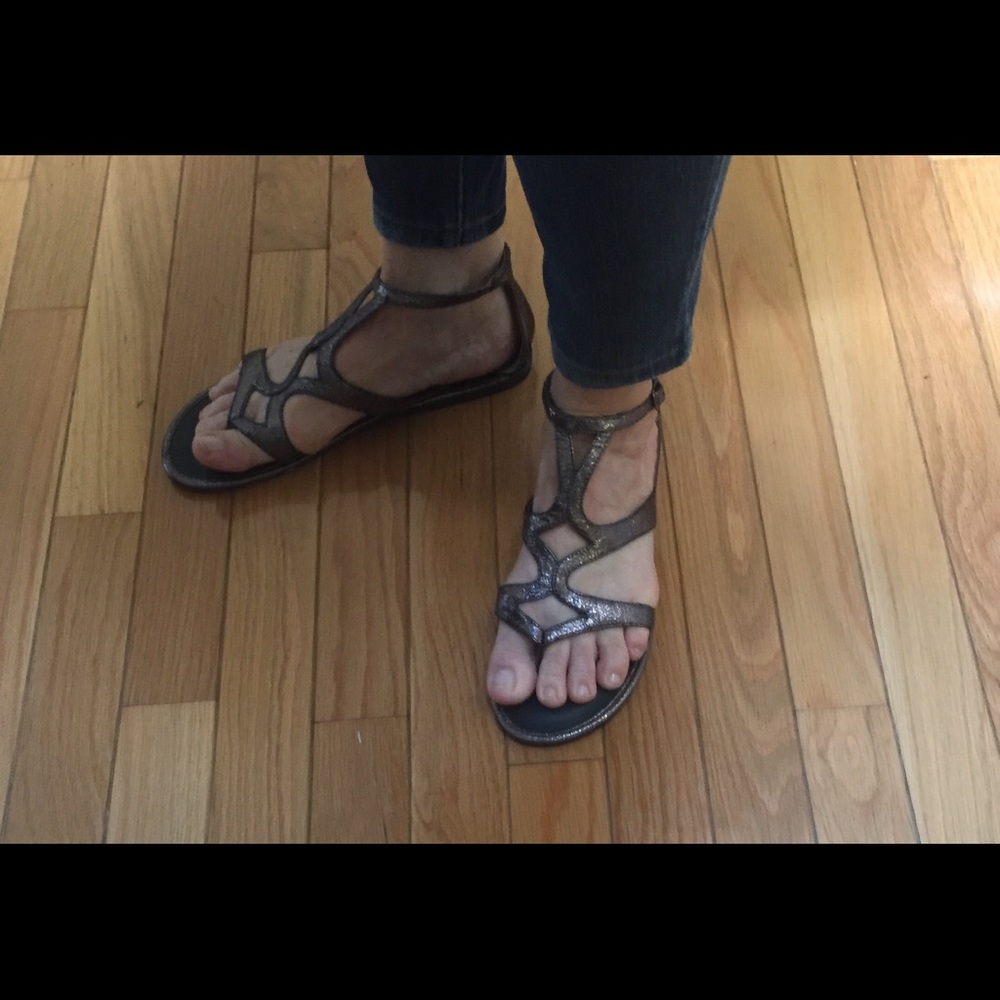 Report Gladiator sandals. Like new!