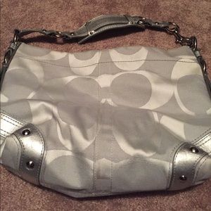 Authentic Silver Coach purse - price reduced!