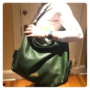 Genuine leather tote bag