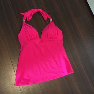 VS Hot Pink Halter Tankini