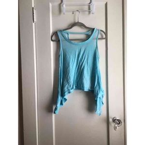 Nicki Minaj Sky Blue Crop Top