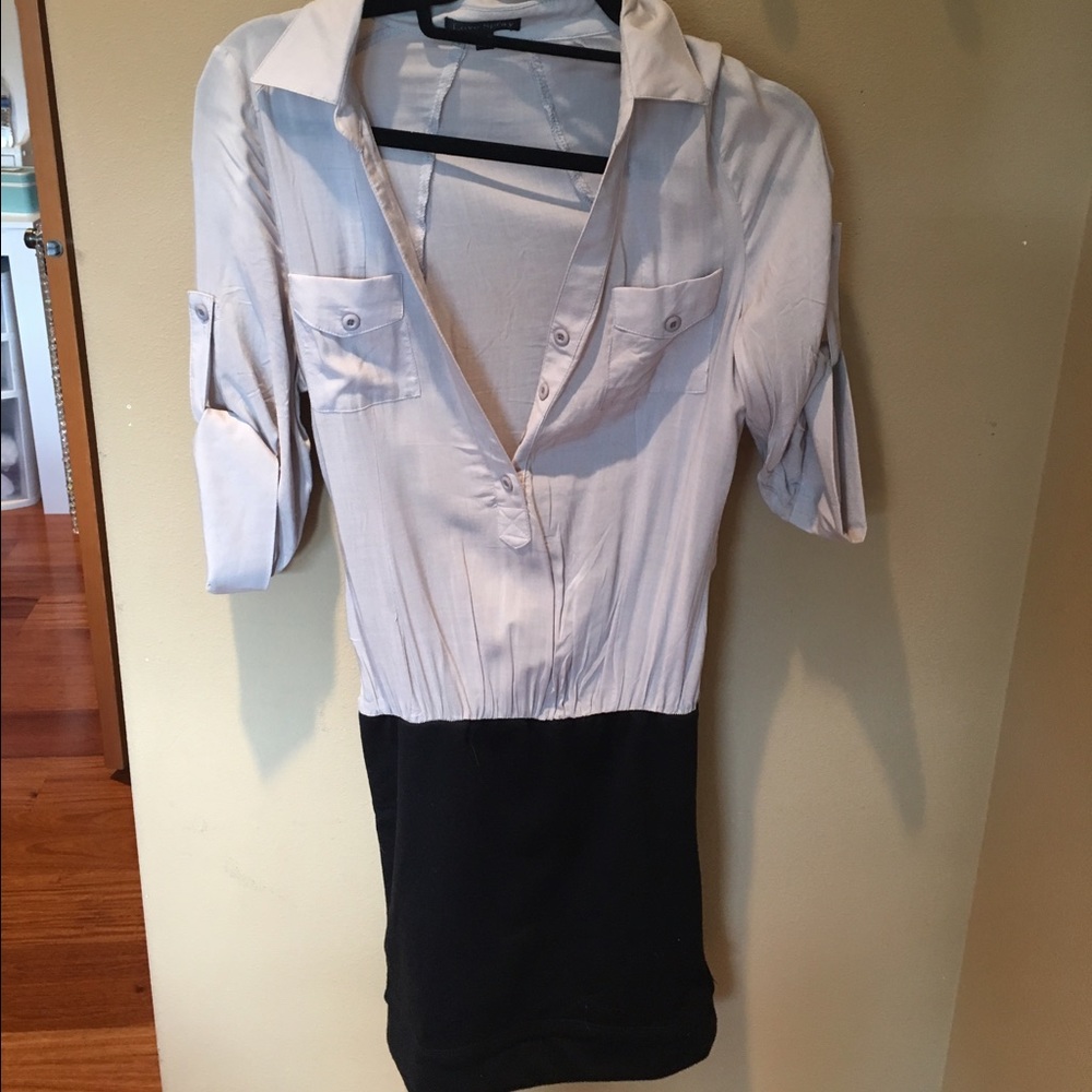Blouse and pencil skirt