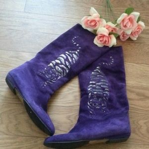 FINAL SALE Cats Paw Vintage Leather Bots