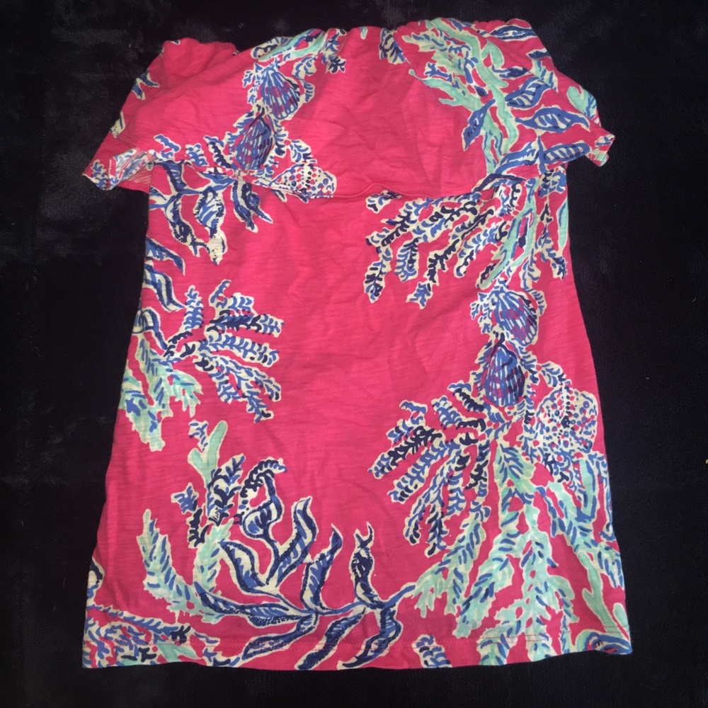 XS Strapless Lily Pulitzer Top