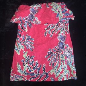 XS Strapless Lily Pulitzer Top
