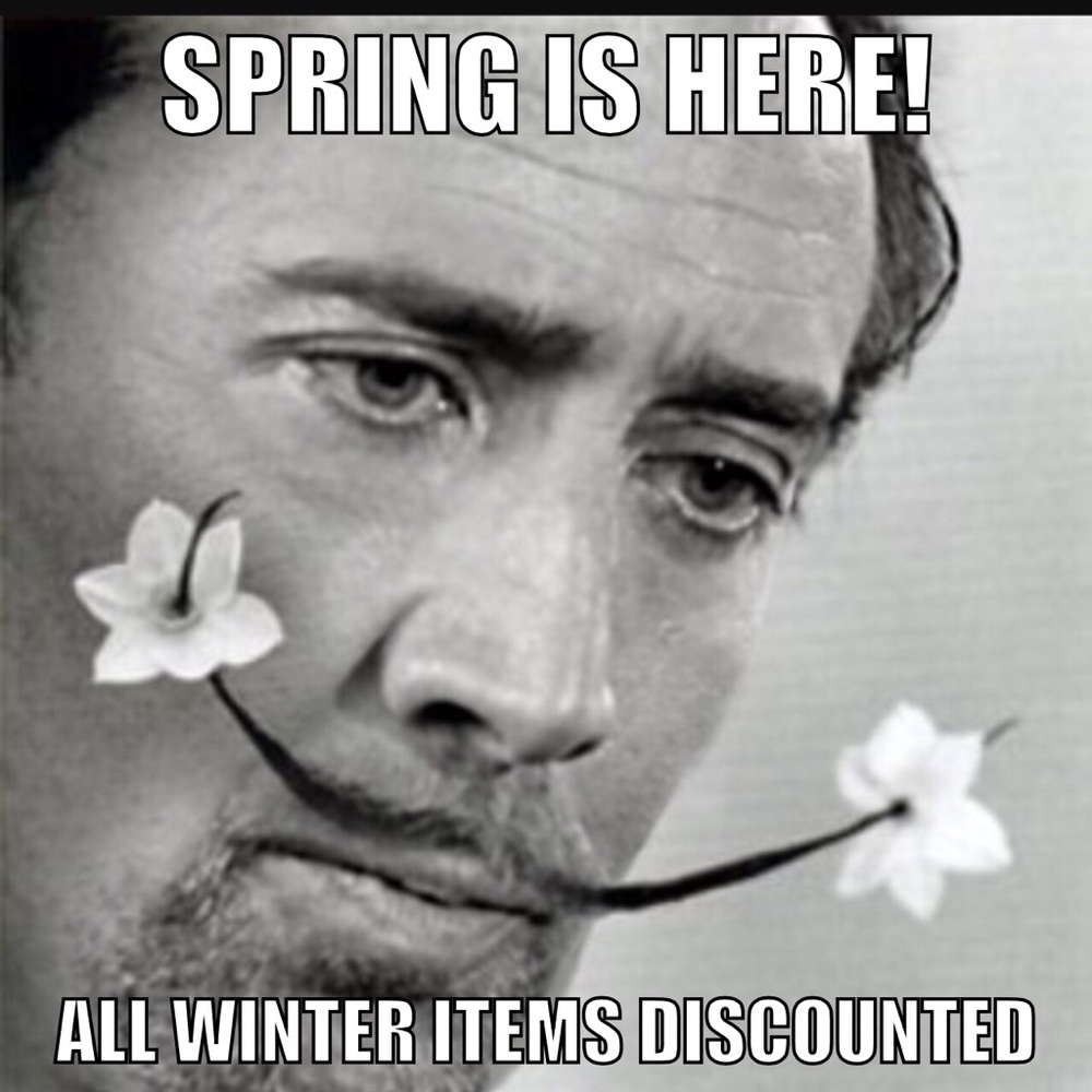 Sale on winter items
