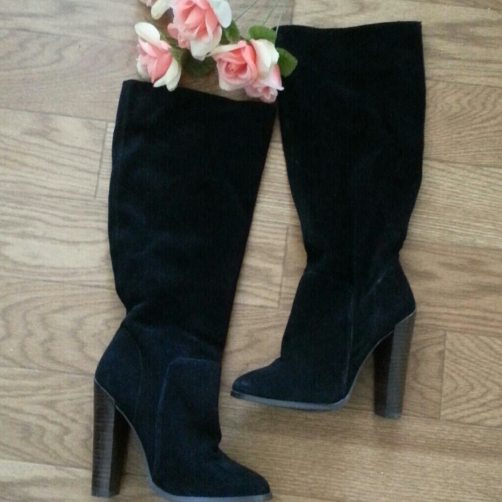 FINAL SALE Colin Stuart Suede High Heel Bots