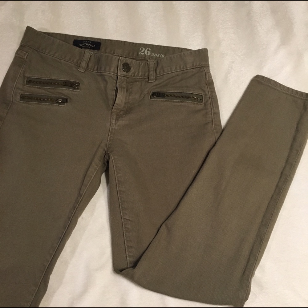 J. Crew toothpick ankle jeans