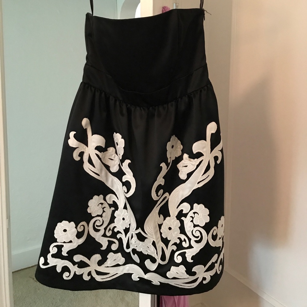 White House Black Market strapless dress