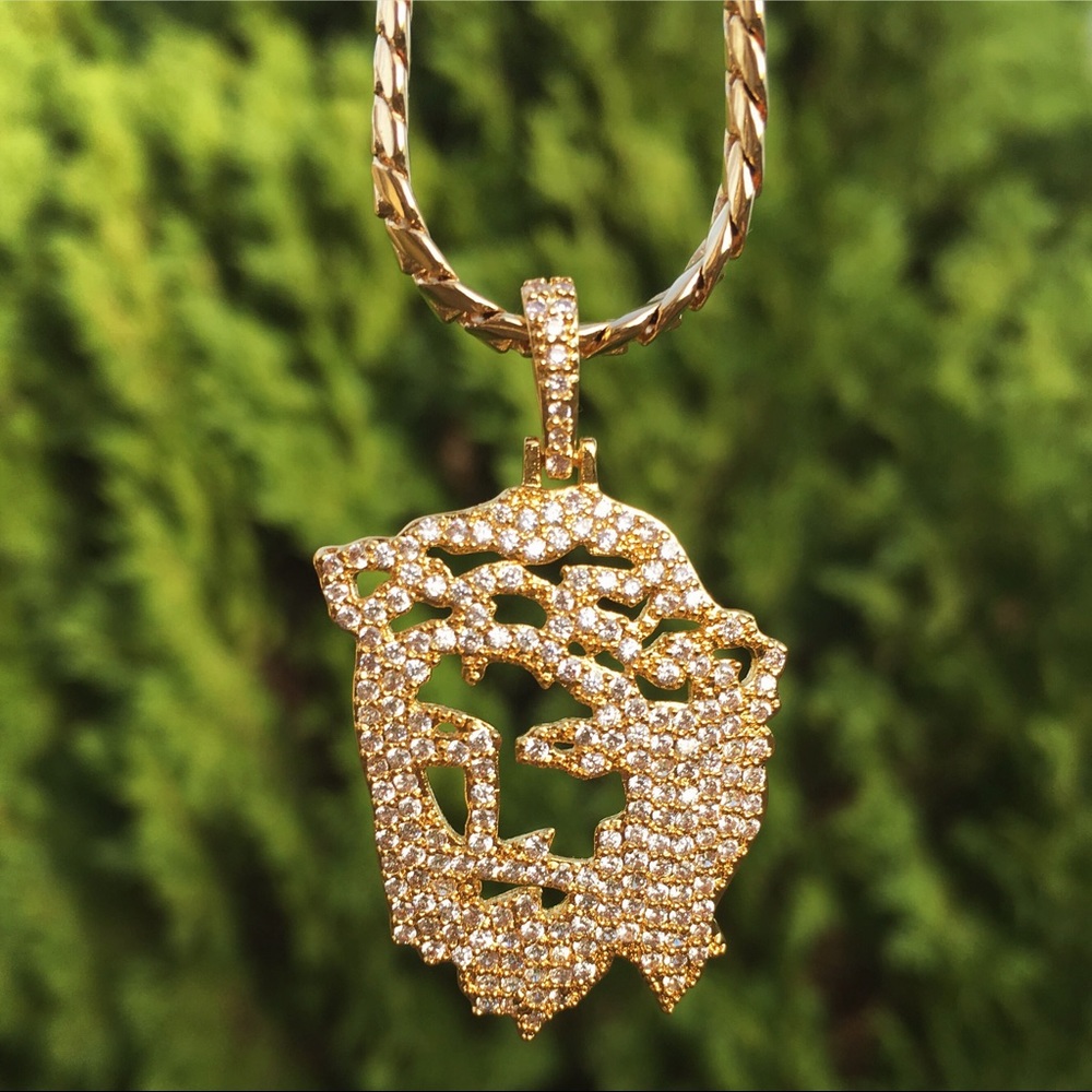 Ghost Jesus Pendant