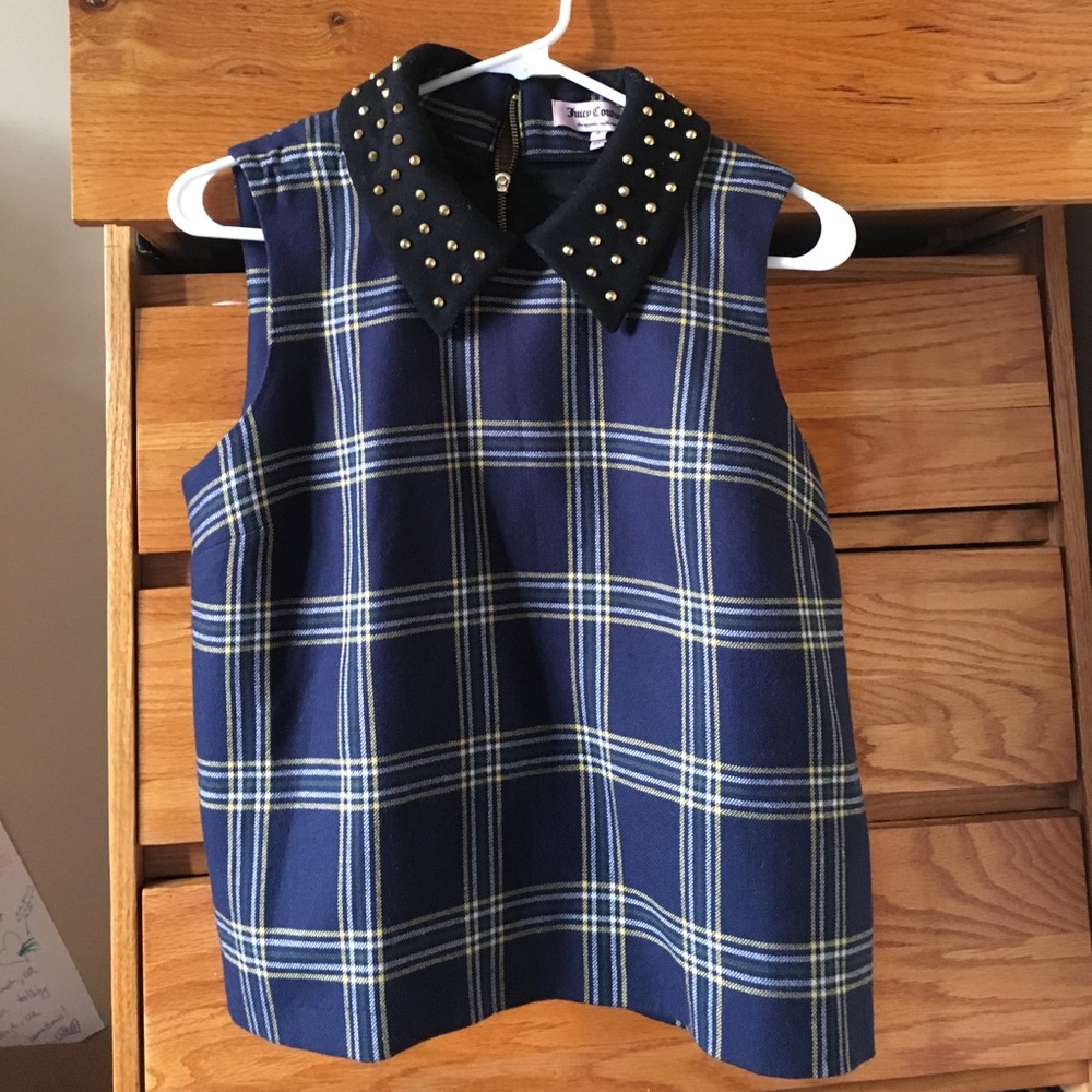 JUICY plaid wool tank