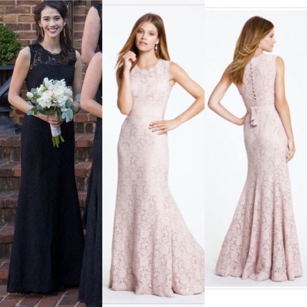 Bridesmaid dress, Watters 5220, Black, Size 2