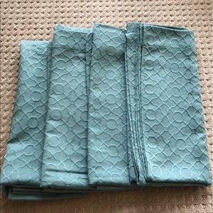 Gorgeous curtains!!  Give any room a pop of color!