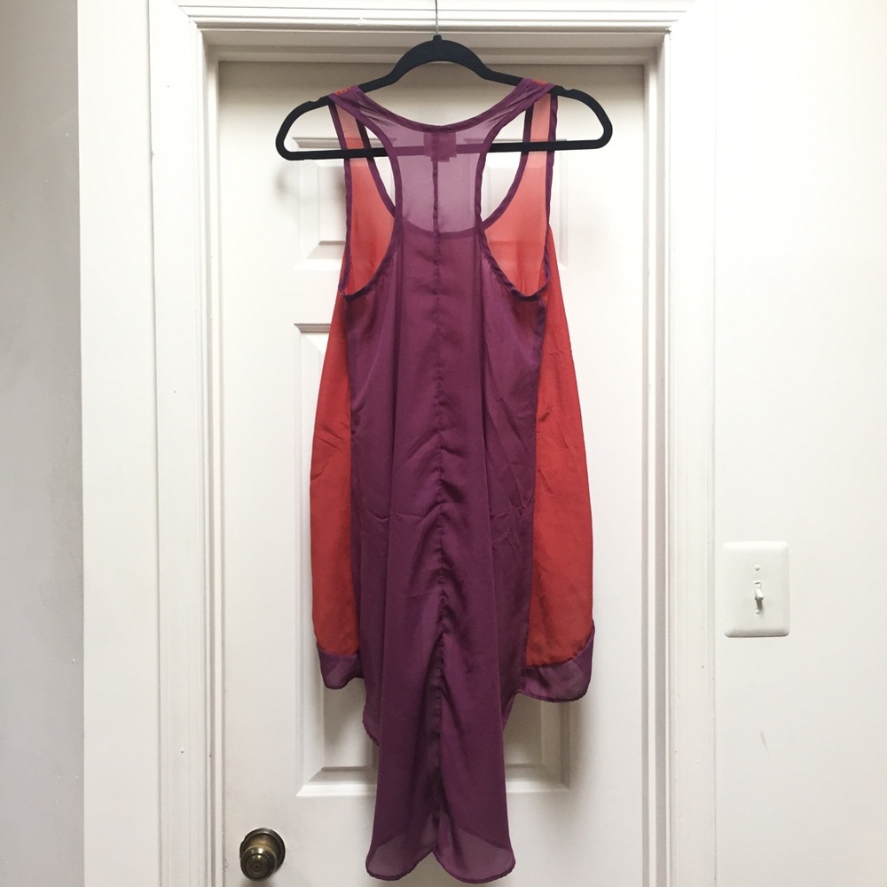 High Low Racerback Blouse - Picture 2 of 4