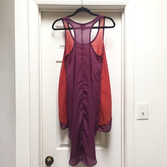 High Low Racerback Blouse - Picture 2 of 4