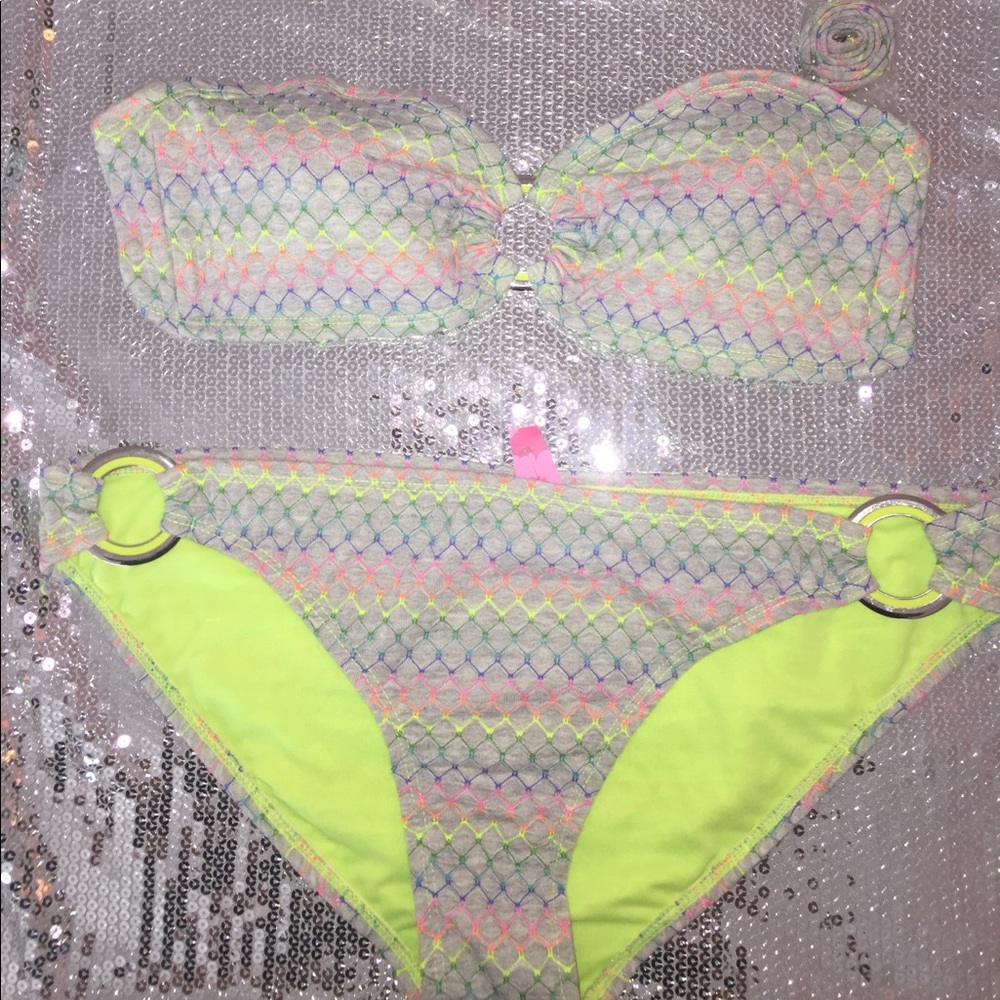 Neon Rainbow Bikini XL