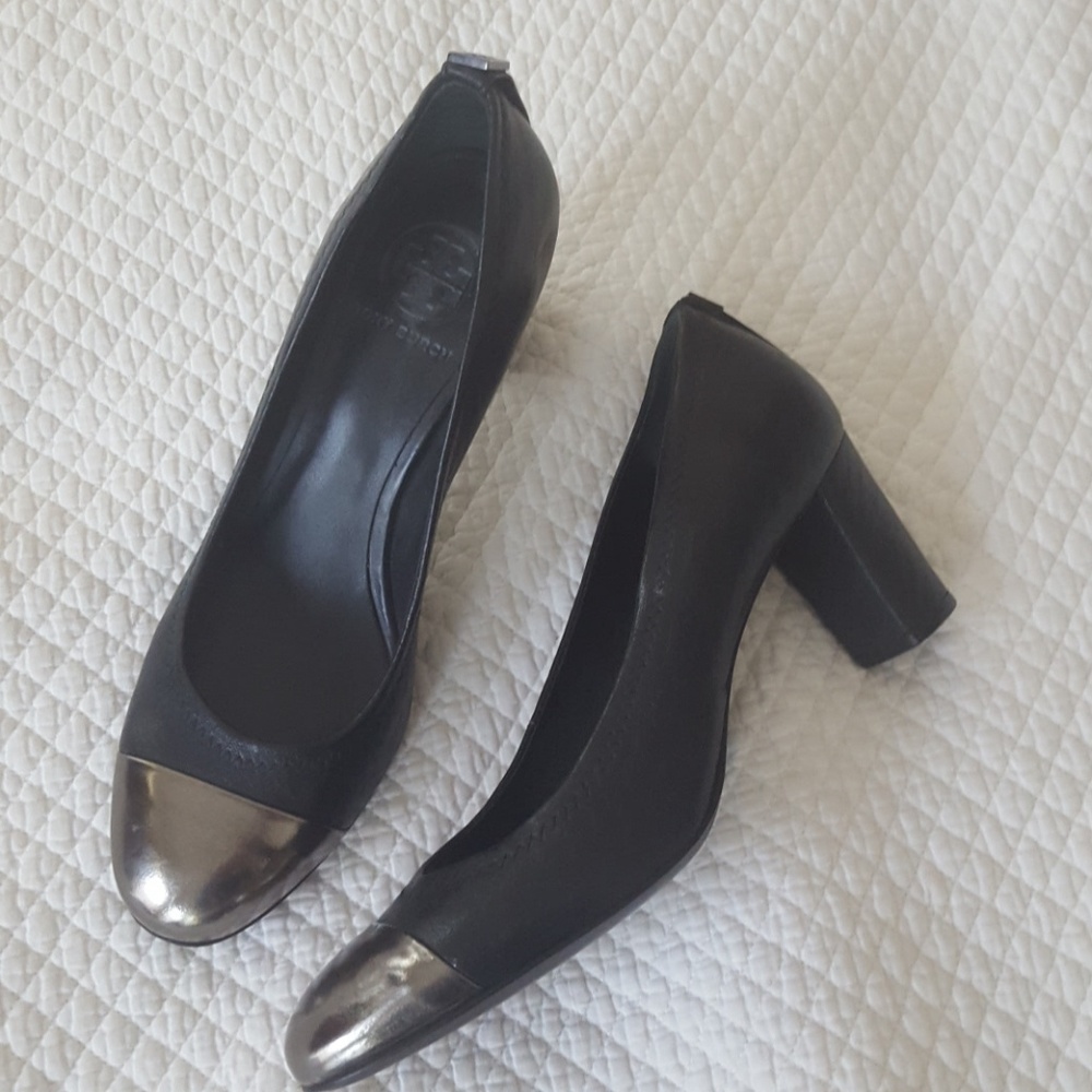 Tory Burch black heels size 8