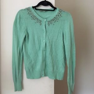Loft Mint Green Cardigan