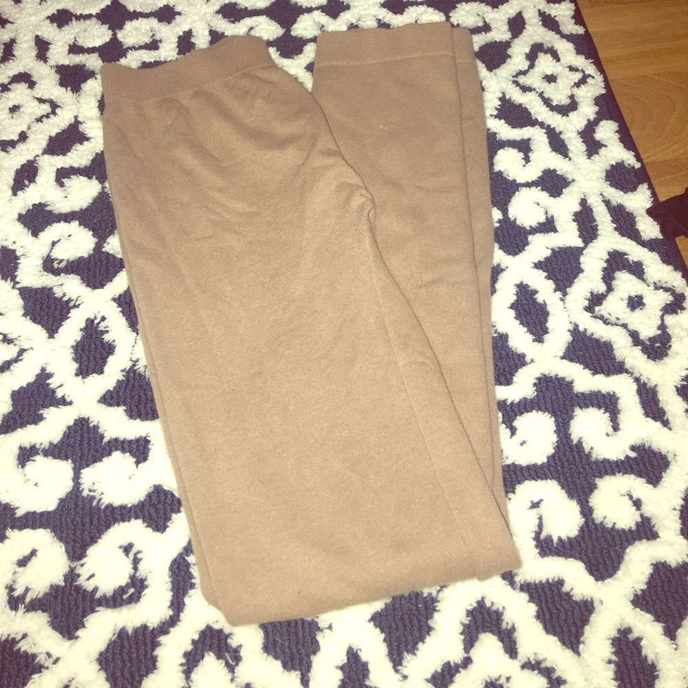 Tan leggings