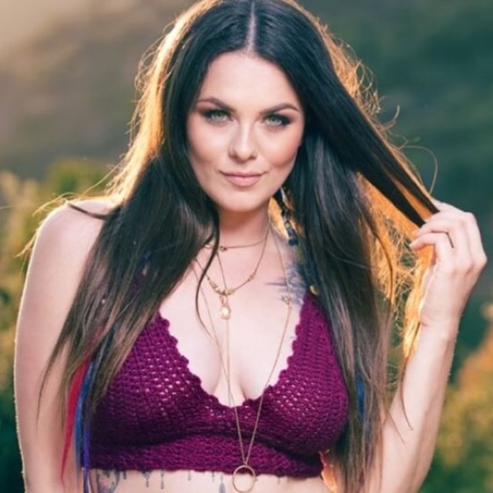 Jewel Tone Crochet Halter Top