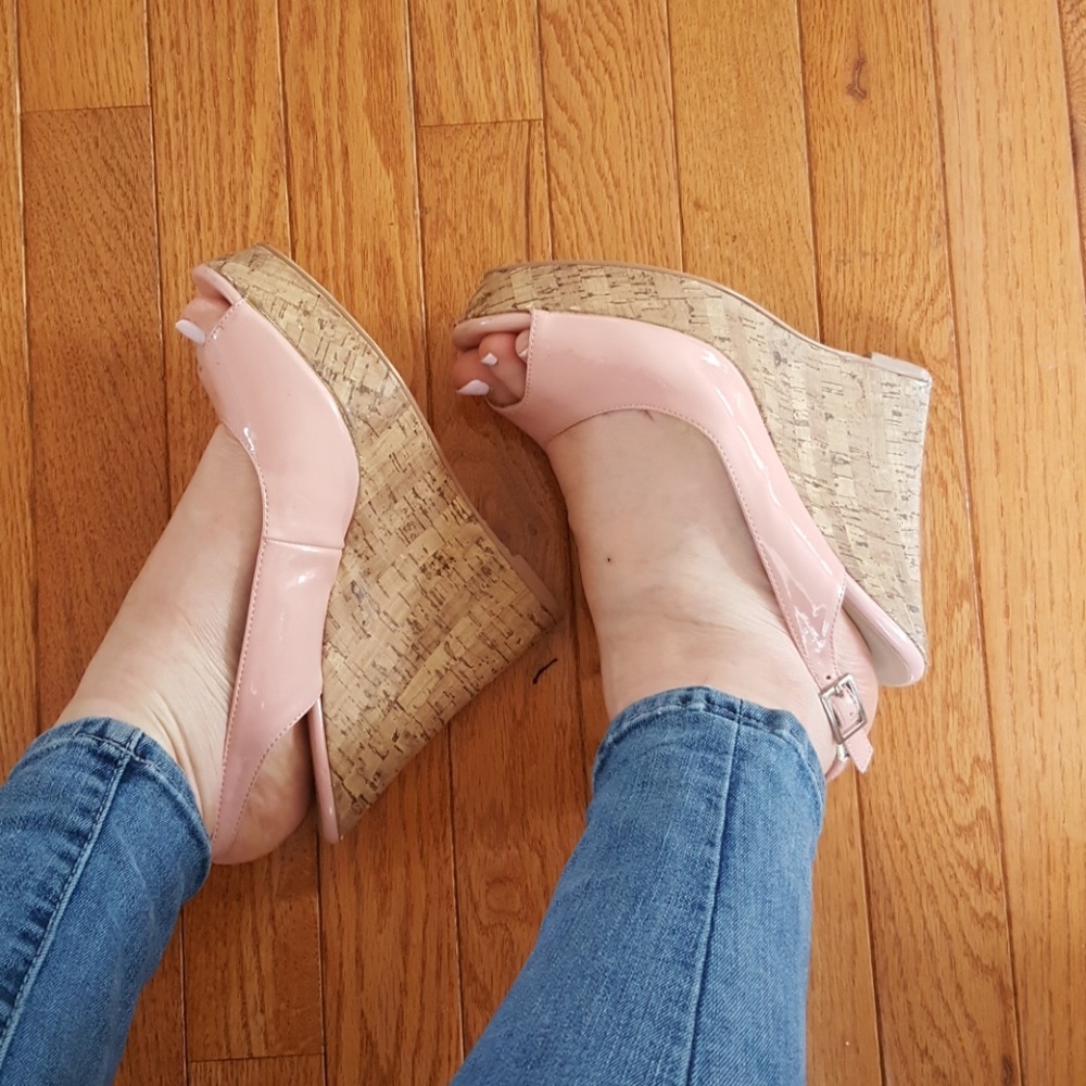 Light pink Marco Santi wedges