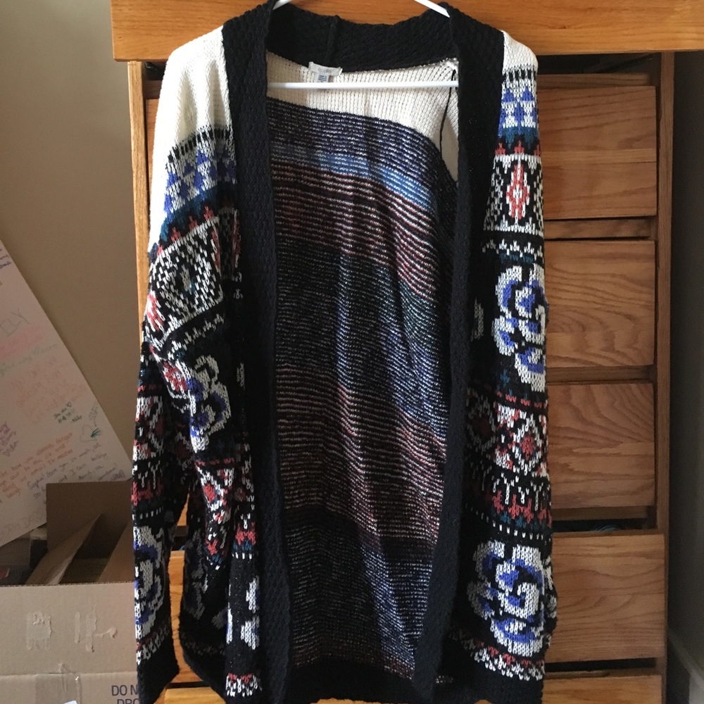 URBAN OUTFITTERS colored cardigan